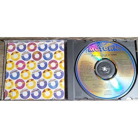 Motown CD's- 25 #1 Hits From 25 Years Vol 1 & 2- 2 CD Set Various Artists- - Picture 8 of 8